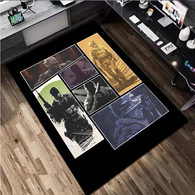 Silent Night Deadly Night Home carpet Office Decorative Carpet For Living Room Bedroom Door Mat Floor Rug Computer Chair Area Rug