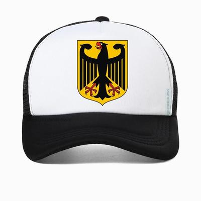 GERMAN EAGLE Cap GERMANY STATE COAT OF ARMS Baseball Caps Summer Breathable Mesh Trucker Hats Deutschland Hat