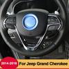 For Jeep Grand Cherokee 2014 2015 2016 2017 2018  Car ABS Steering Wheel Button Frame Cover Trims Auto Interior Accessories