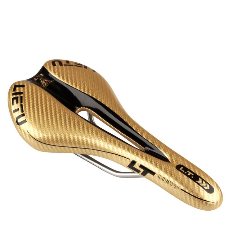 Mountain Bike Carbon Pattern Bicycle Saddle Seat Cushion 3621