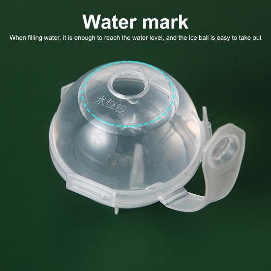 Yousheng Ice Ball Mold Round Quick Release Plastic Whiskey Chilling Ice Cube Tray Kitchen Tool