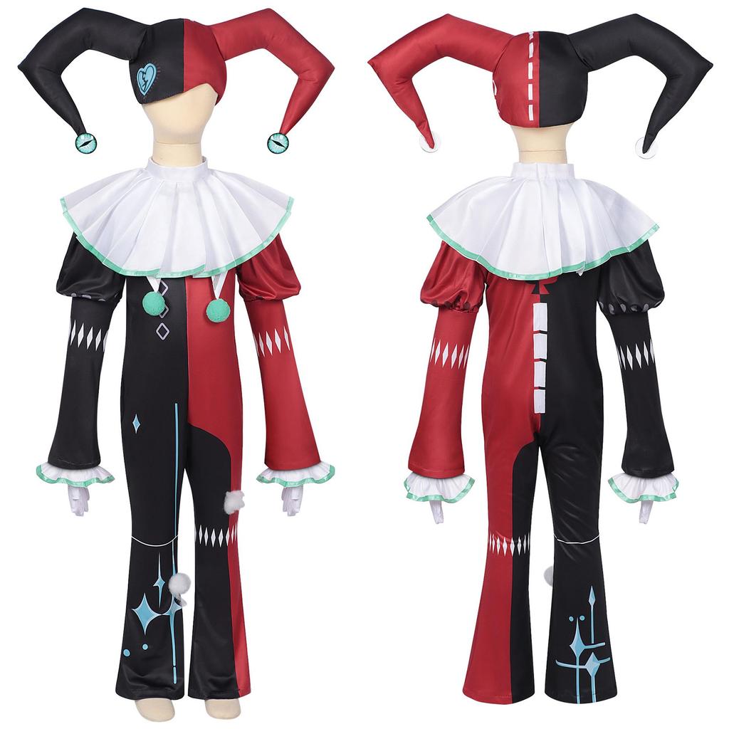 Dziecięcy Kostium Cosplay Stella Clown 2025 - Ucieczka przed Duchem Koszmaru Pełny Zestaw