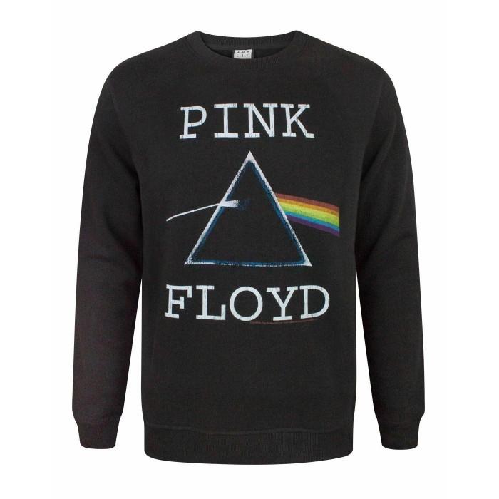 Amplified Mens Dark Side Pink Floyd Sweatshirt S noir
