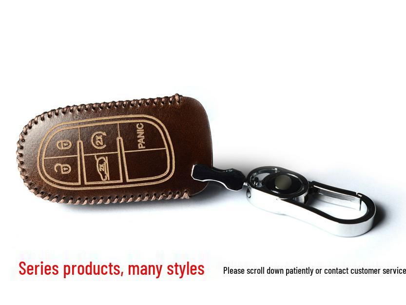 Compatible Key Case Cover for JEEP Wrangler, Liberty, Cherokee, Renegade, Grand, Commander, and Compass