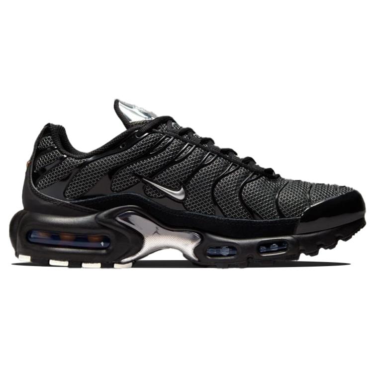 New Nike Air Max Plus Black Suede Silver Women's DQ0850-001