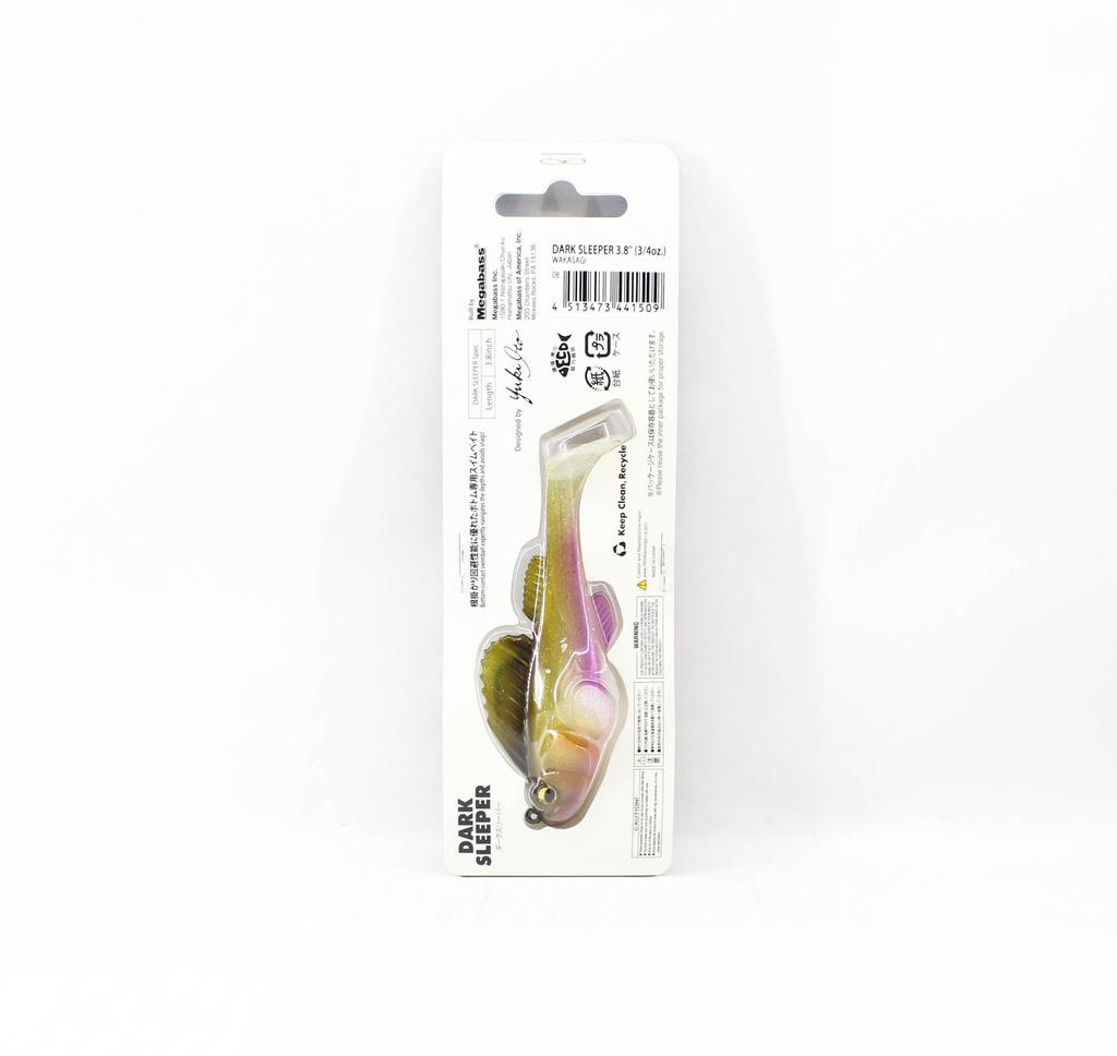 Megabass Weichköder Dark Sleeper 3,8 Zoll 3/4 oz Wakasagi (1509)