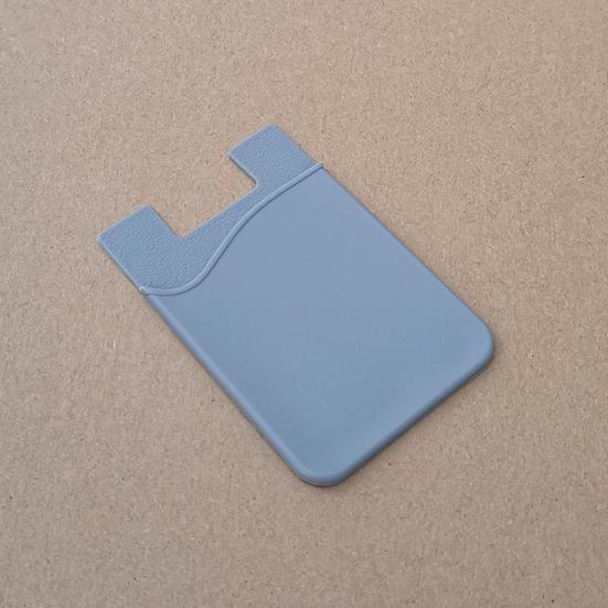 2Pcs Card Holder Silicone Phone Wallet Single-layer Multi-function for Bank Card