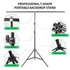 Photography Background Kit with 2x1.5m Adjustable T Shaped Backdrop Stand + 2x1.5m White Backdrop White Screen Backdrop