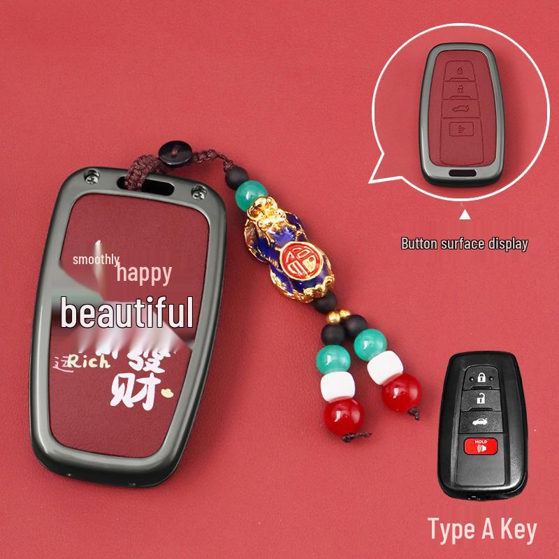 Key Cover for Toyota Camry, Corolla, RAV4, Highlander, CHR, and Asia Dragon Models