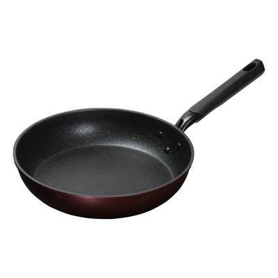 Pearl Metal Frying Pan 28cm Mega Stone Coating with Rim Hexagonal Handle for Gas Fire Triple G HB-6755