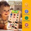 Cross-Border Montessori LED Busy Board: Interactive Circuit & Socket Toy for Early Childhood Education