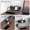 Desk Edge Mount Power Strip with 6 Outlets & 4 Fast Charging USB Ports Tabletop Surge Protector Desk Clamp Power Socket