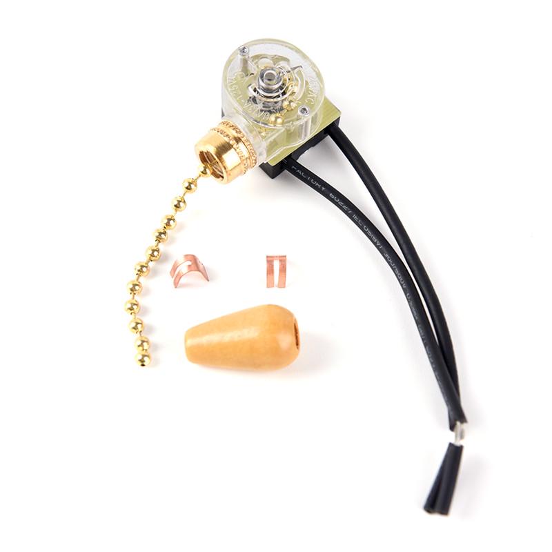 250V Diy Light Accessorie 3A Zipper Switch Pull Switch Lamp Hanging Chain Switch