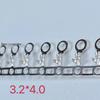 Extra Small O-Type Ring Terminal for Grounding, Cold Crimp, Circular Horizontal, Sizes 1.8, 2.0, 2.2, 2.5.