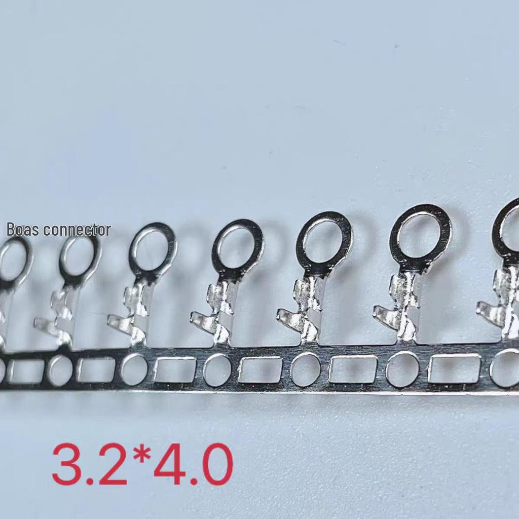 Extra Small O-Type Ring Terminal for Grounding, Cold Crimp, Circular Horizontal, Sizes 1.8, 2.0, 2.2, 2.5.