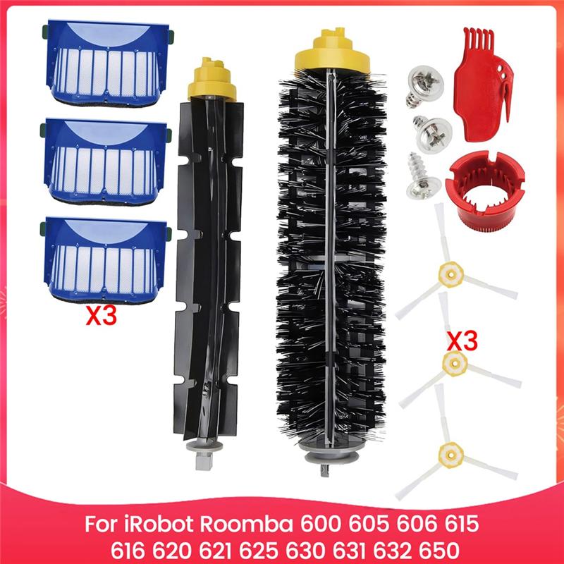 BAAM-Replacement Parts For Irobot Roomba Cleaning Robot 600 Series 605 606 615 616 620 621 625 630 631 632 650 Accessories
