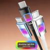 Dual Type C PD 120W USB C to C Fast Charging Cable Data Cord type-C Quick Charging for MacBook iPad iPhone 17 16 Samsung Xiaomi