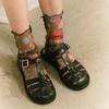 Isabelle Flower Mesh Socks