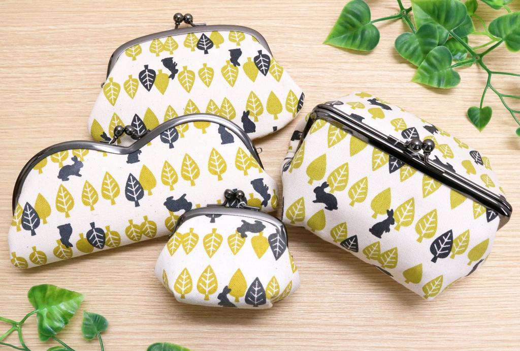 Made In Clasp 17 X X Coin Tekteco Rabbit Kyosuke, Japan, Parent-Child Wallet, Approx. 10.5 1.5cm, Purse, Canvas,