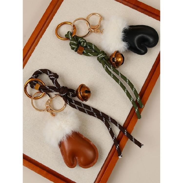 Braided Rope Keychain Bag Charms Handbag Hanging Ornament Bag Accessories Backpack Pendant Charm for Women Girls Gifts