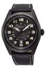 SEIKO Neo Sports Men's Mechanical Automatic Watch SRPC89K1 Overseas Model, Cal. 4R35, Black Dial, 42mm, Black Leather Strap, 100m