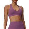 Women's Breathable Quick-Dry Halter Sports Bra with Chest Pads for Yoga and Fitness
