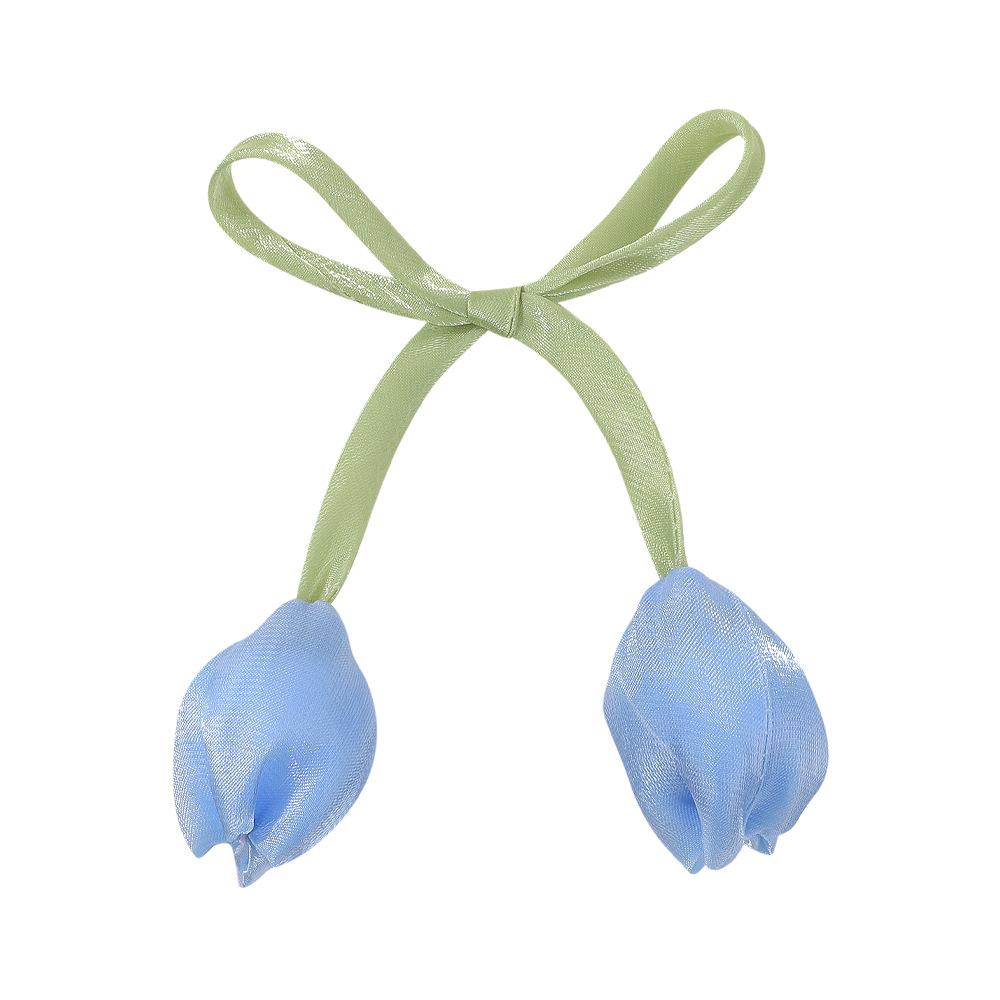 

6PCS Korean Style Flower Bud Tulip Hair Rope Children Clothing Hair Clips and Hairbands Children Clothing Bags Accessories