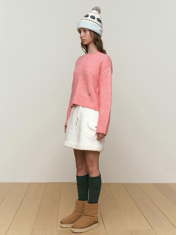 KIRSH Collection Round Neck Knit [Pink]