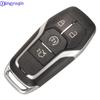 Jingyuqin 433,92/868MHz Mit ID49 Chip 4-Tasten Fernbedienungsschlüssel für Ford Mustang Edge Explorer Fusion Mondeo Kuka Auto Smart Key