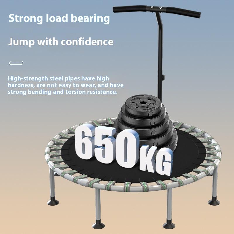 48Trampoline-Inch Home Indoor Trampoline Rub Bed Children Bounce Bed Adult Sports Weight Loss Fitness Artifact