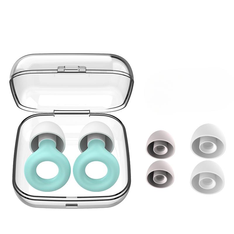 

Беруши для сна с шумоподавлением и водонепроницаемые беруши для плавания: Противоскользящие беруши для серфинга и ежедневного отдыха синий