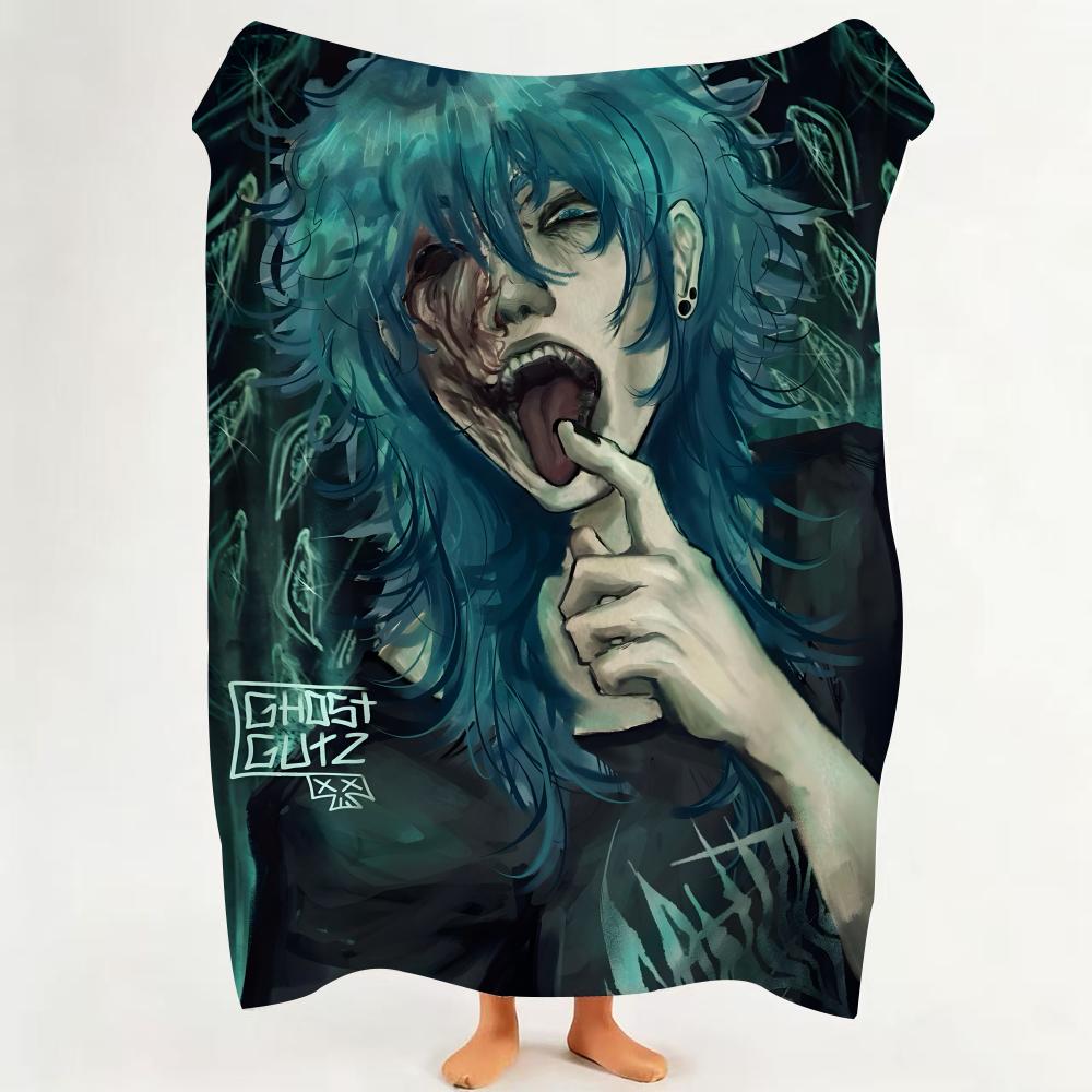 Game S Sally F Face Throw Flannel Throw Blanket Suitable for Sofa Living Room Bedroom