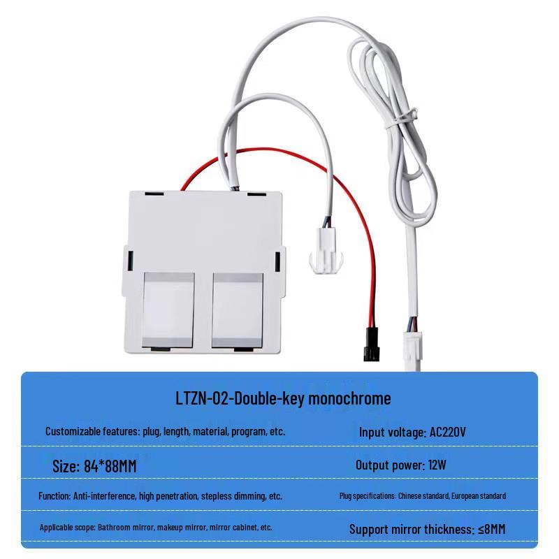 Smart LED Vanity Mirror with Touch Induction Switch for Barbershop and Bathroom
