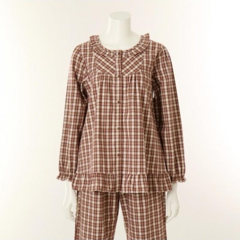 Venus Warme frische karierte Paarpflegewäsche S2 Vpa4580w Vpa4080m