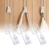 5PCS Over The Door Hooks Cartoon   Sprayed Stainless Steel Hanging Hook for Bedroom Bathroom