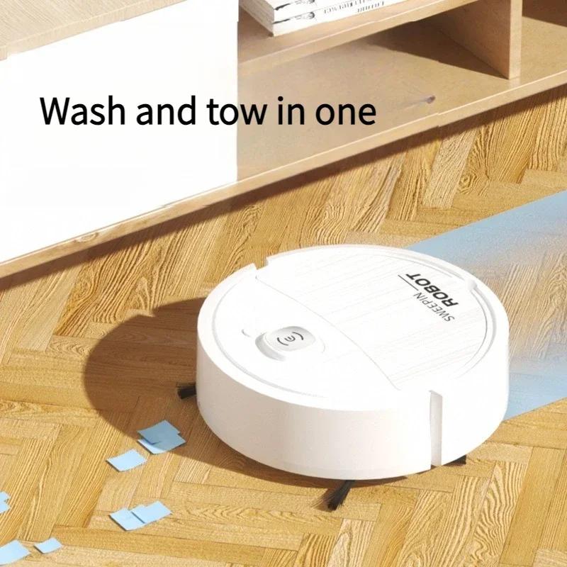 3-in-1 New Robot Cleaner Sweeping Robot Suction Mopping Cleaning Machine USB Charging Lazy Home Vacuum Cleaner