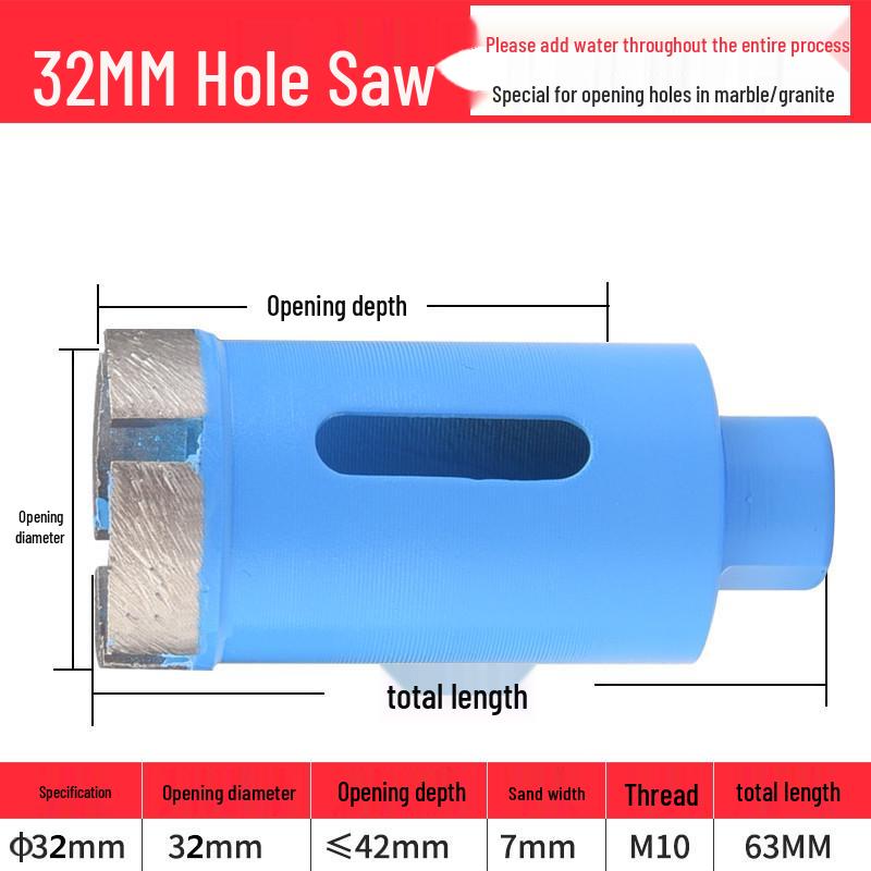 Angle Grinder Drill Bit for Marble, Glass, Tile & Granite