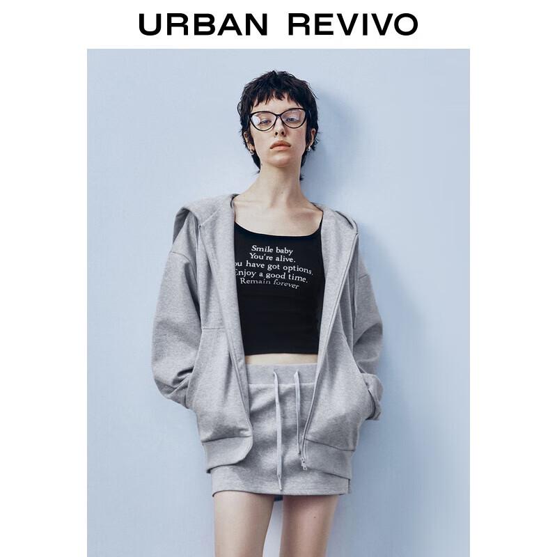 

Женское повседневное пальто с капюшоном и кулиской UR M