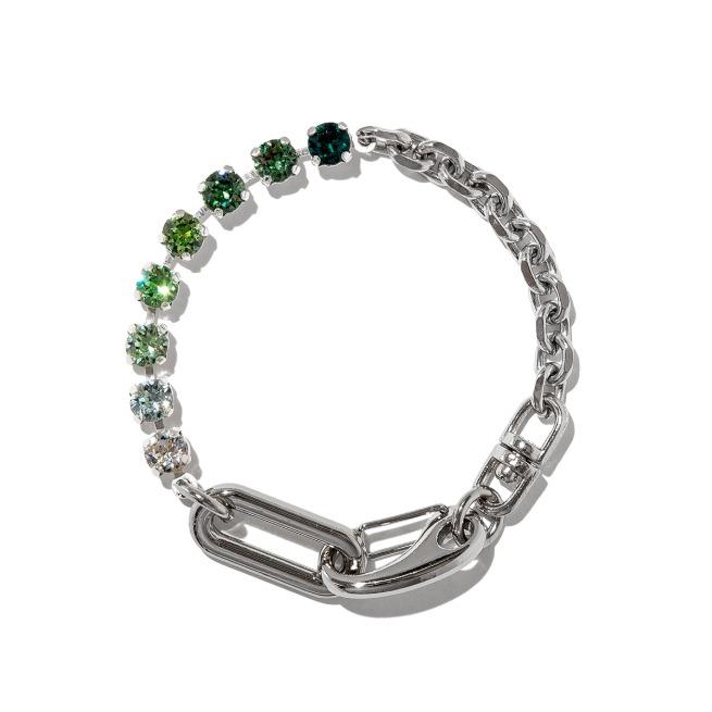 Armo Crystal + Chain Bracelet 03 (6Mm)