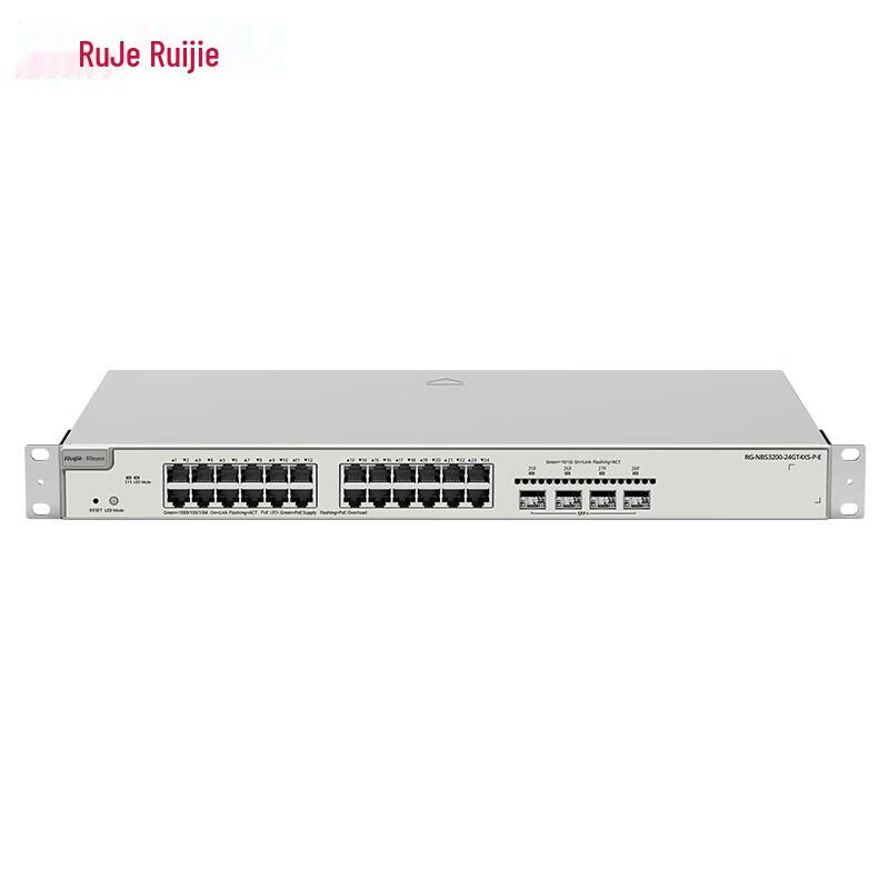 Ruijie 24-Port Gigabit Layer 2 Managed PoE+ Switch