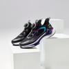 Anta Kids Hailang Knob Comfortable Non-Slip Wear-Resistant Breathable Low-Top Running Shoes Men running shoes Black Purple 312435512