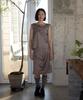 Safari Sula Explore Scratch Drape Satin Skirt In Purple Brown