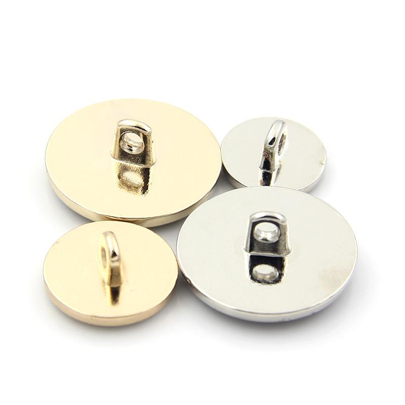 High-End Goldknöpfe Herrenanzugknöpfe Schwarze Metallknöpfe Damenbekleidungsknöpfe Anzug Hemd Mantel