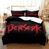 3D Print Anime Berserk Bedding Set Boys Girls Twin Queen Size Duvet Cover Pillowcase Bed Kids Adult Duvet 2/3pcs Duvet Cover