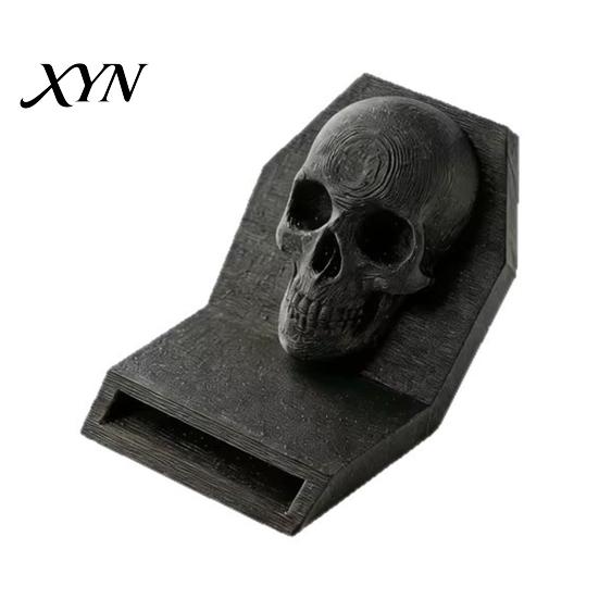 Manueller Dosenöffner Gothic Totenkopf Öffner, 3D-gedrucktes Zieh-Dunkelstil Küchenwerkzeug Laschenwerkzeug, Trendiges Accessoire Geschenk für Freunde