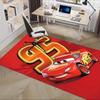 Büroteppich Lightning McQueen, 95 Thema 3D-gedruckter rutschfester Teppich - Maschinenwaschbar für Wohnzimmer
