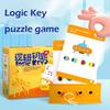 Matching Game English Logic Key Puzzle Game Key Thinking Puzzle Toy Birthday Gifts
