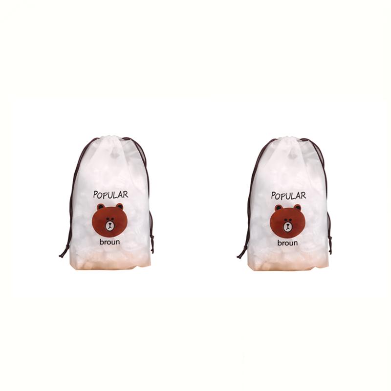 Reusable Disposable Food Cover Plastic Wrap Long-Lasting Elastic Food Lids For Bowls Elastic Plate Covers For Kitchen Food Saver Bag