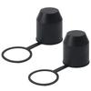 1/2pcs Universal Trailer Hitch Trailer Ball Protection Car Accessory Trailers Ball Cover Trailers Balls Cover Tow Bar Covers
