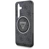 Pouzdro Guess 4G Glitter Triangle Buttons Magsafe Pro Samsung Galaxy S25 Černé